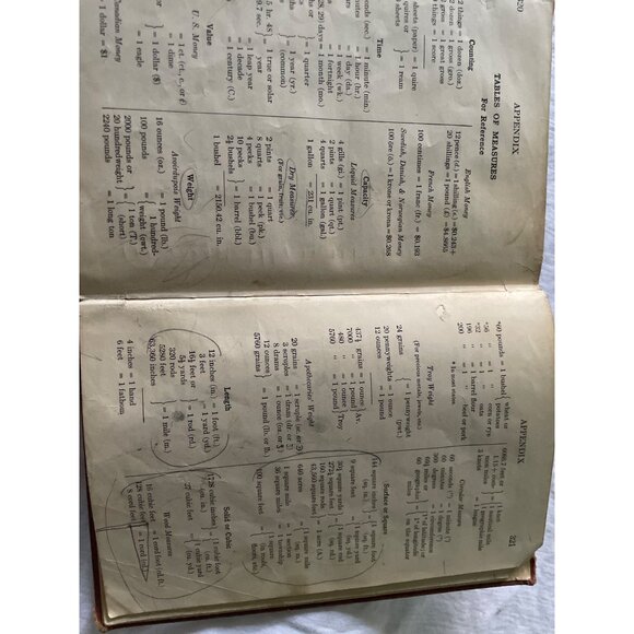 The Stone Arithmetic Advanced State Of Kansas Hardcover 1911 Vintage Book - Picture 15 of 16